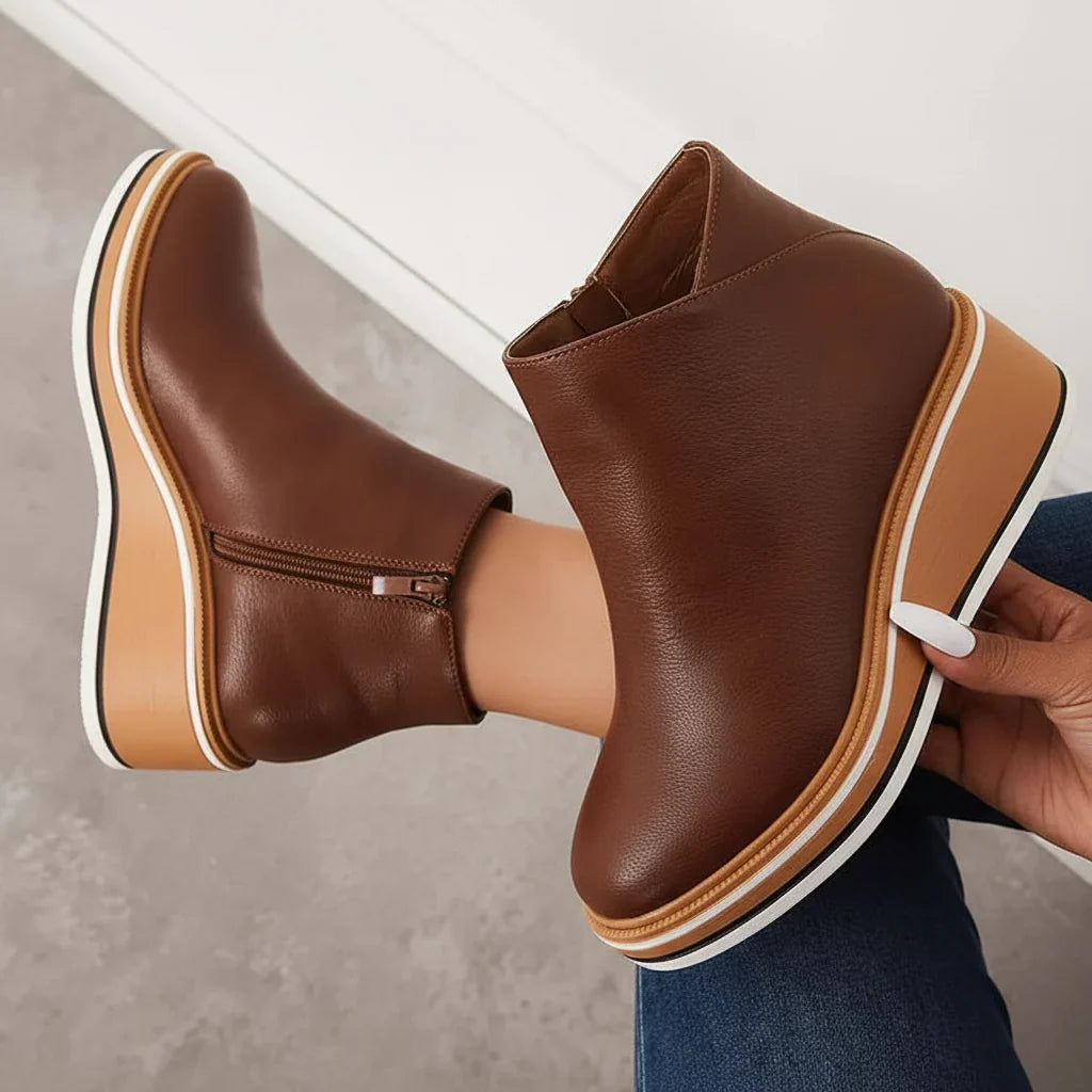 OPHÉLIE | BOTTINES COMPENSÉES CHIC