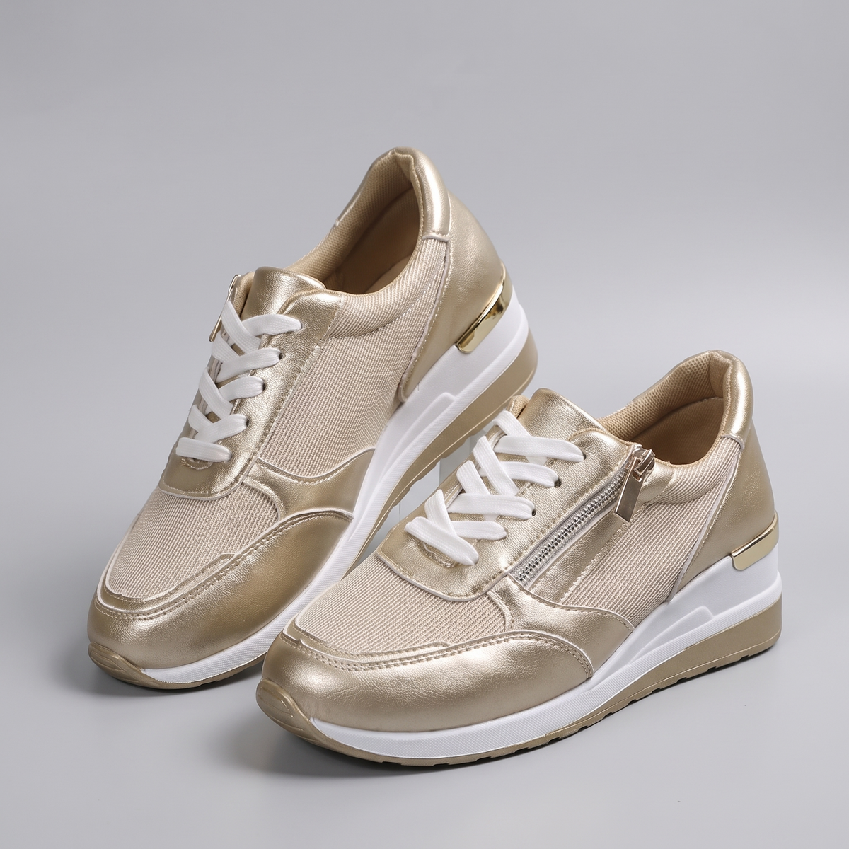 MARGAUX | SNEAKERS LÉGÈRES ZIP LATÉRAL