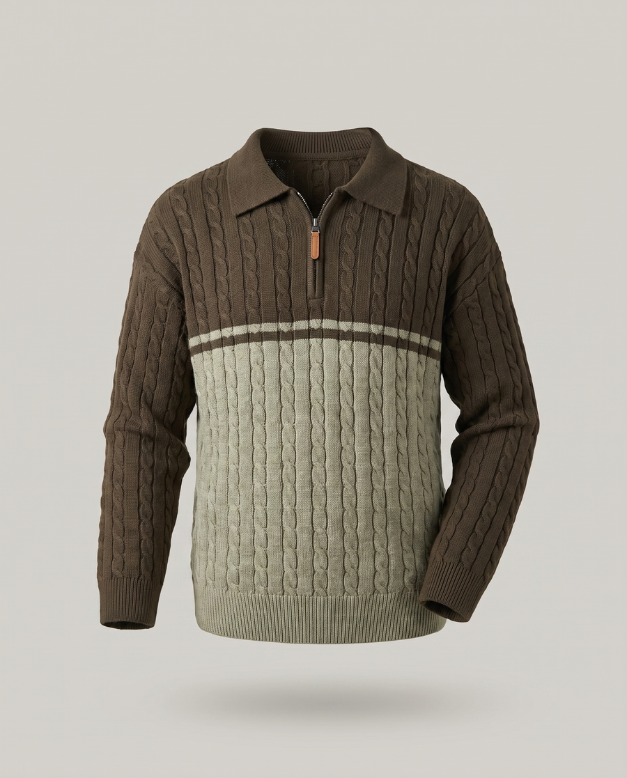 VALENTIN | PULL ZIPPÉ ÉPURÉ