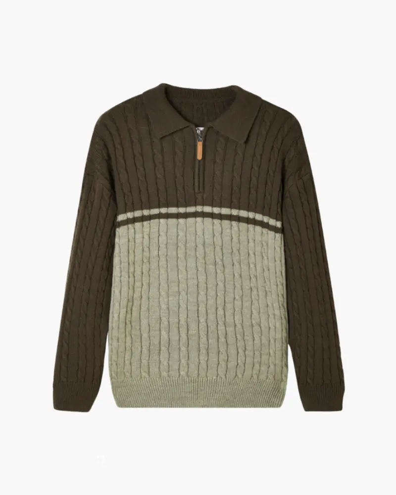 VALENTIN | PULL ZIPPÉ ÉPURÉ