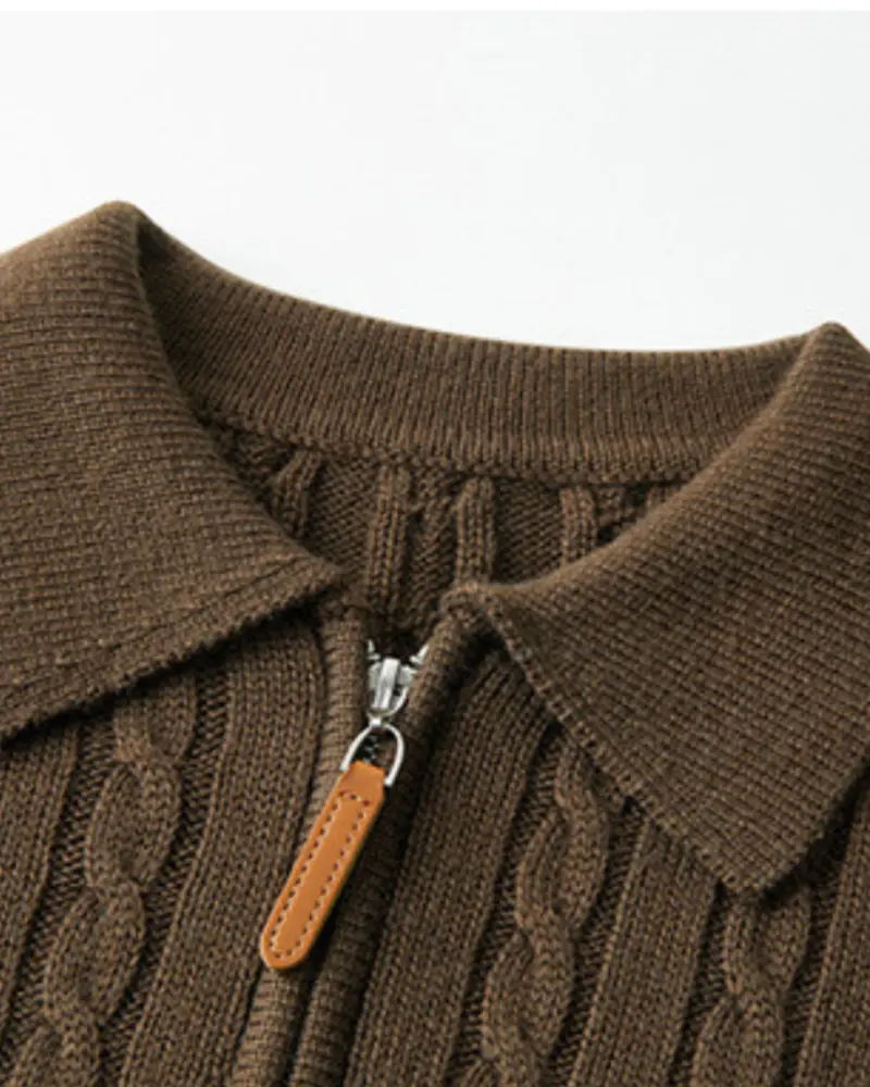 VALENTIN | PULL ZIPPÉ ÉPURÉ