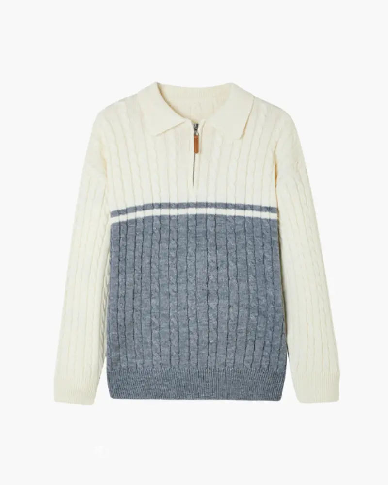 VALENTIN | PULL ZIPPÉ ÉPURÉ
