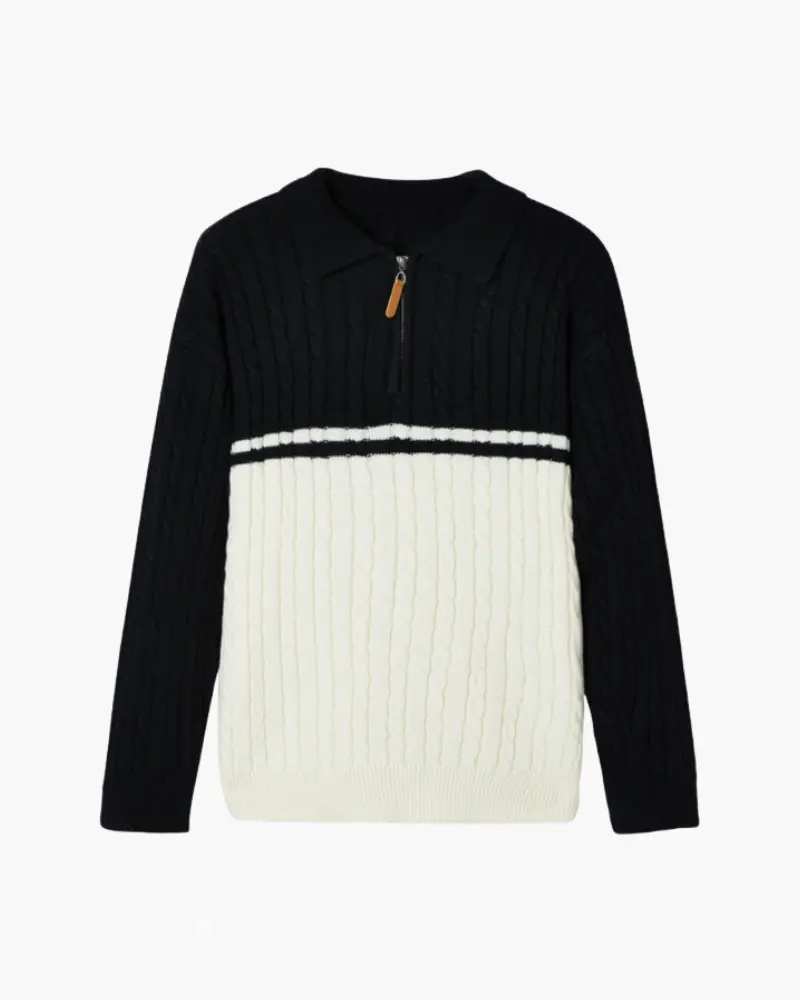 VALENTIN | PULL ZIPPÉ ÉPURÉ